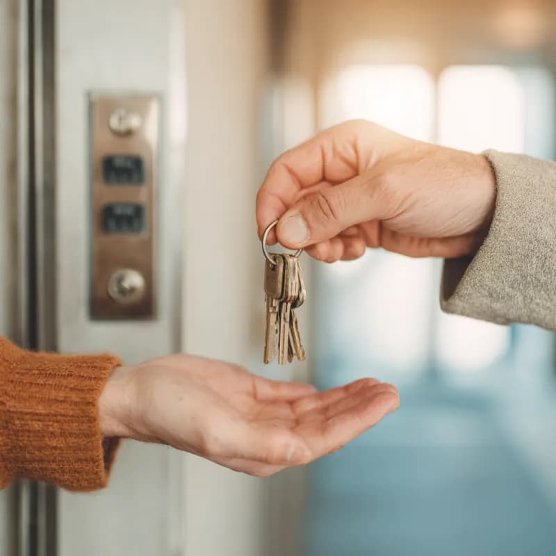 Kontaktlose Räumung per Schlüsselservice