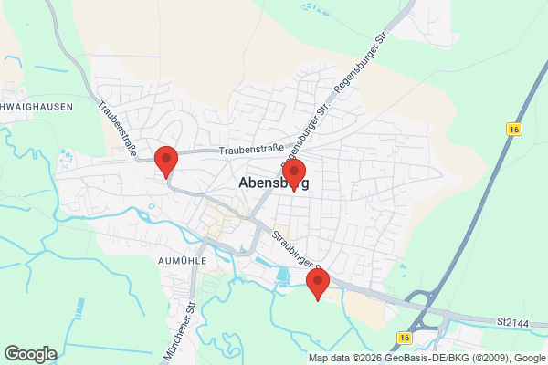 Karte mit Entrümpelungsaufträgen in Abensberg