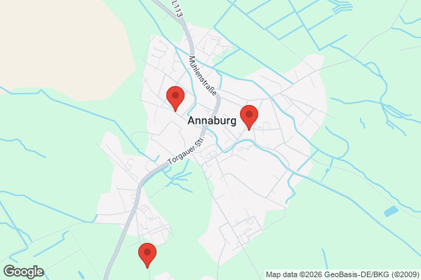 Karte mit Entrümpelungsaufträgen in Annaburg