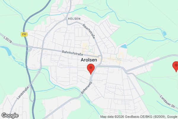 Karte mit Entrümpelungsaufträgen in Bad Arolsen
