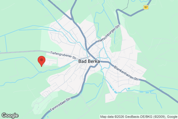 Karte mit Entrümpelungsaufträgen in Bad Berka
