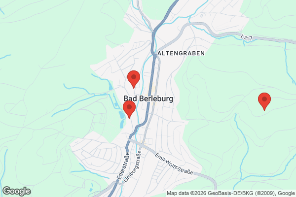 Karte mit Entrümpelungsaufträgen in Bad Berleburg