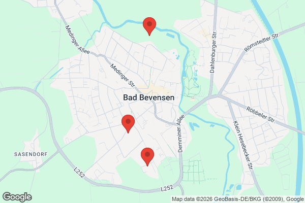 Karte mit Entrümpelungsaufträgen in Bad Bevensen