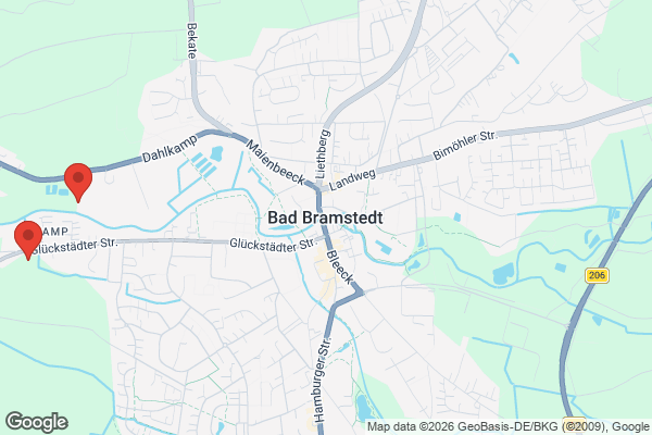 Karte mit Entrümpelungsaufträgen in Bad Bramstedt