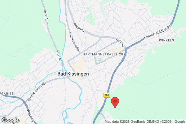 Karte mit Entrümpelungsaufträgen in Bad Kissingen