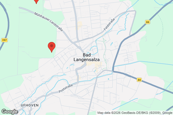 Karte mit Entrümpelungsaufträgen in Bad Langensalza