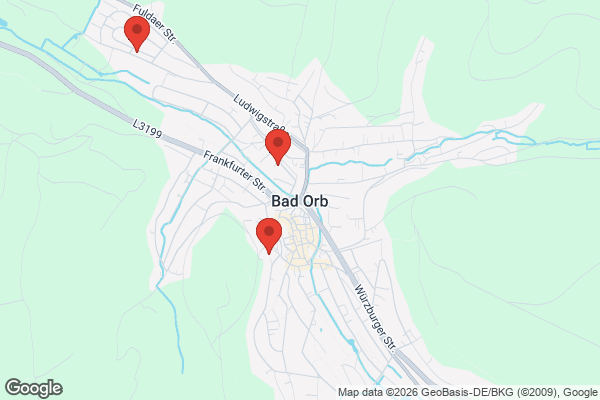 Karte mit Entrümpelungsaufträgen in Bad Orb