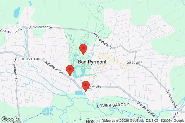 Karte mit Entrümpelungsaufträgen in Bad Pyrmont