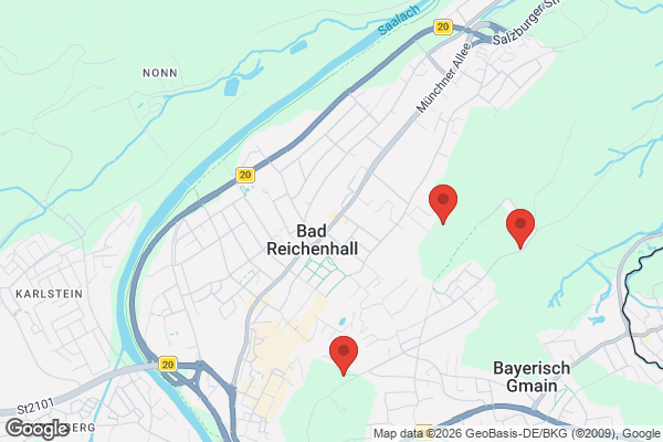 Karte mit Entrümpelungsaufträgen in Bad Reichenhall