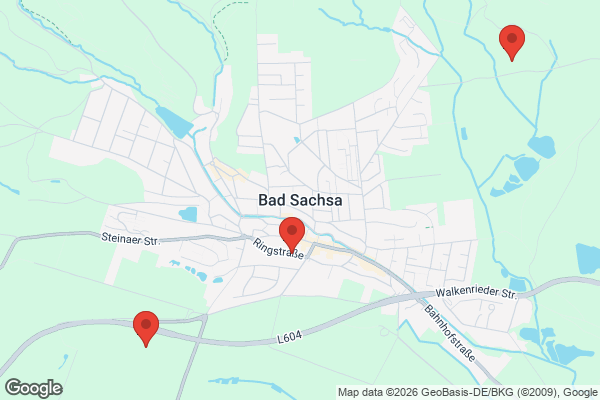 Karte mit Entrümpelungsaufträgen in Bad Sachsa