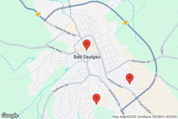 Karte mit Entrümpelungsaufträgen in Bad Saulgau