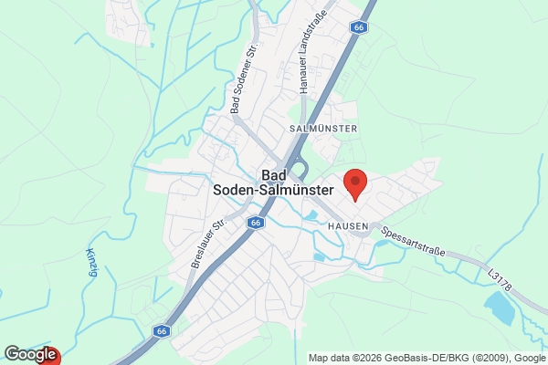 Karte mit Entrümpelungsaufträgen in Bad Soden-Salmünster