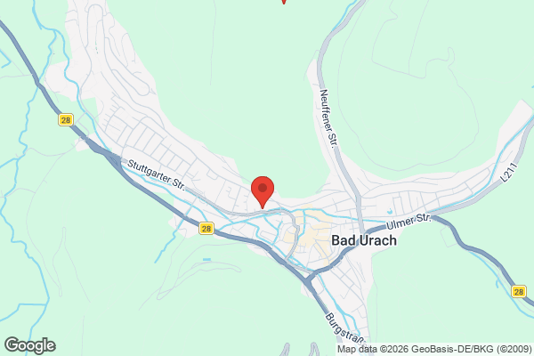 Karte mit Entrümpelungsaufträgen in Bad Urach