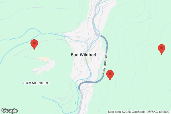 Karte mit Entrümpelungsaufträgen in Bad Wildbad