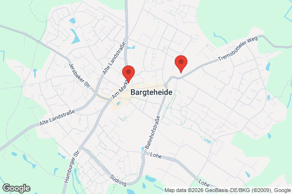 Karte mit Entrümpelungsaufträgen in Bargteheide