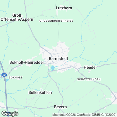 Karte von Barmstedt und Umgebung