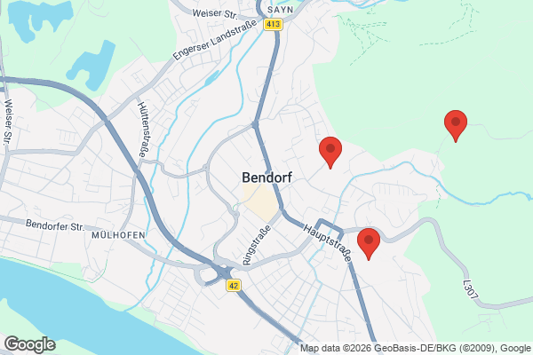 Karte mit Entrümpelungsaufträgen in Bendorf