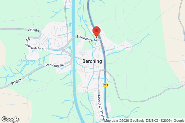 Karte mit Entrümpelungsaufträgen in Berching