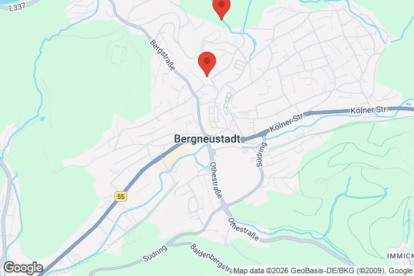 Karte mit Entrümpelungsaufträgen in Bergneustadt