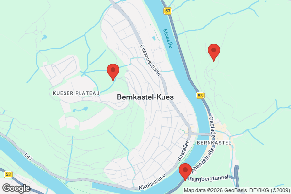 Karte mit Entrümpelungsaufträgen in Bernkastel-Kues