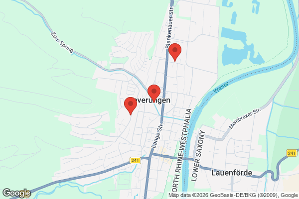 Karte mit Entrümpelungsaufträgen in Beverungen
