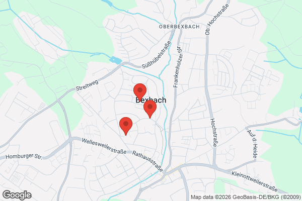 Karte mit Entrümpelungsaufträgen in Bexbach