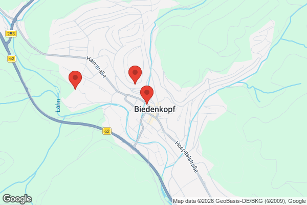 Karte mit Entrümpelungsaufträgen in Biedenkopf