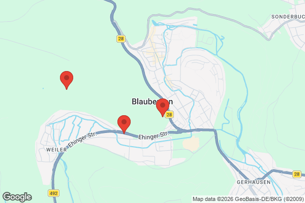 Karte mit Entrümpelungsaufträgen in Blaubeuren