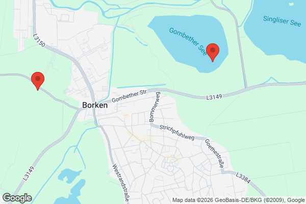 Karte mit Entrümpelungsaufträgen in Borken (Hessen)