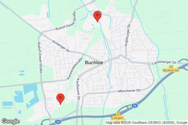 Karte mit Entrümpelungsaufträgen in Buchloe