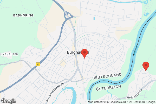 Karte mit Entrümpelungsaufträgen in Burghausen