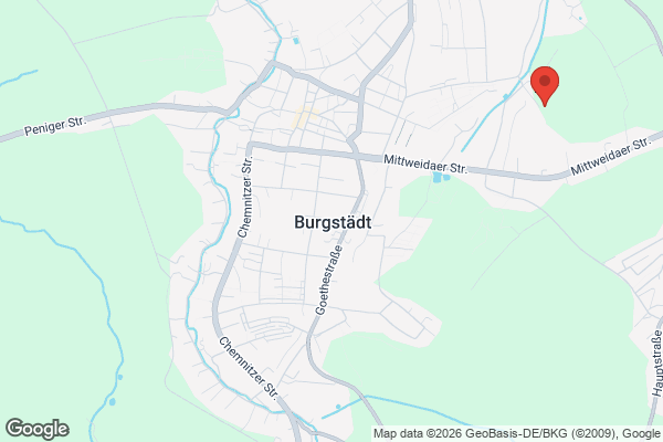 Karte mit Entrümpelungsaufträgen in Burgstädt