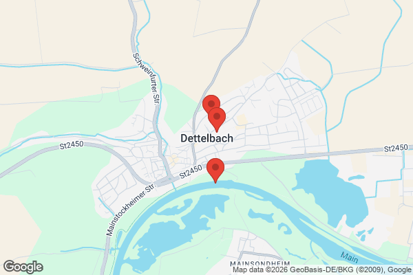 Karte mit Entrümpelungsaufträgen in Dettelbach