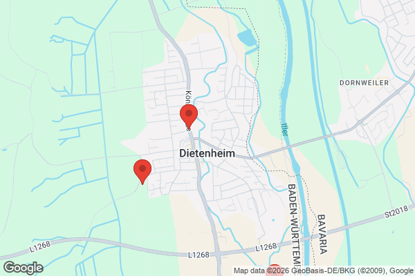 Karte mit Entrümpelungsaufträgen in Dietenheim