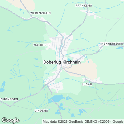 Karte von Doberlug-Kirchhain und Umgebung