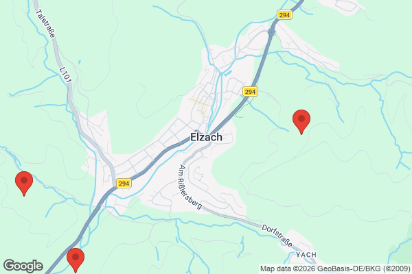 Karte mit Entrümpelungsaufträgen in Elzach