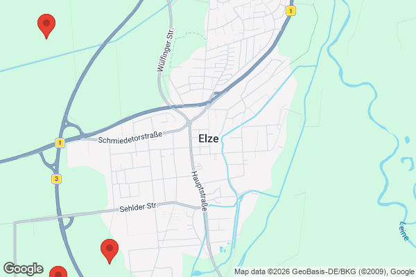 Karte mit Entrümpelungsaufträgen in Elze