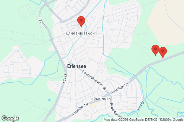 Karte mit Entrümpelungsaufträgen in Erlensee