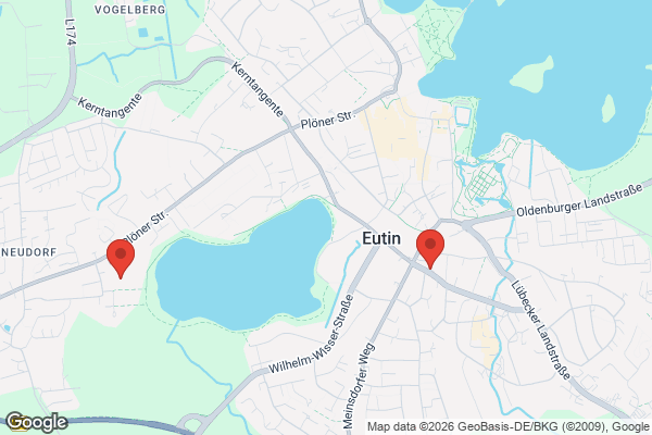 Karte mit Entrümpelungsaufträgen in Eutin