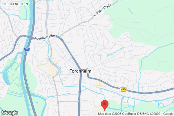 Karte mit Entrümpelungsaufträgen in Forchheim