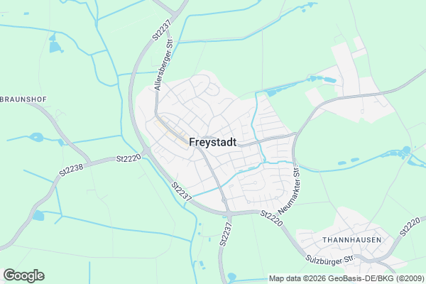 Karte mit Entrümpelungsaufträgen in Freystadt