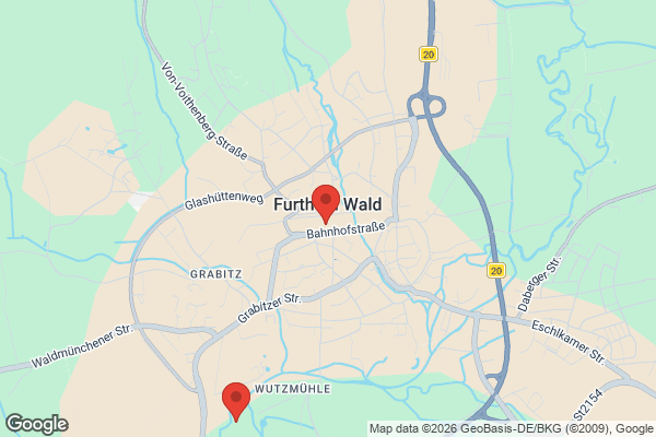 Karte mit Entrümpelungsaufträgen in Furth im Wald