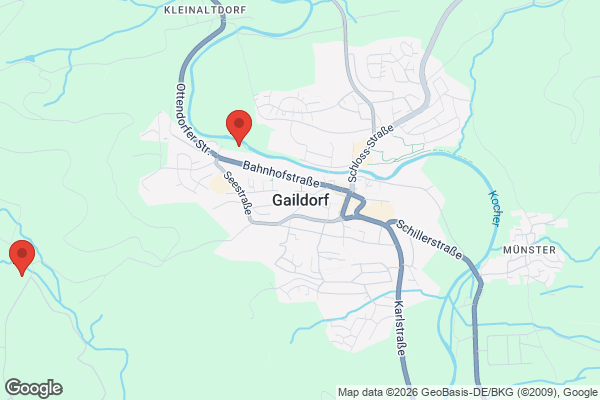 Karte mit Entrümpelungsaufträgen in Gaildorf