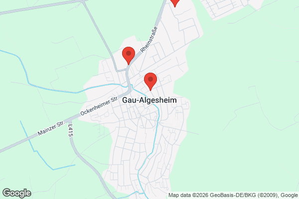 Karte mit Entrümpelungsaufträgen in Gau-Algesheim