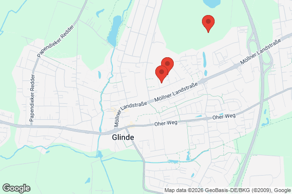 Karte mit Entrümpelungsaufträgen in Glinde