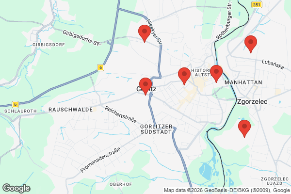 Karte mit Entrümpelungsaufträgen in Görlitz
