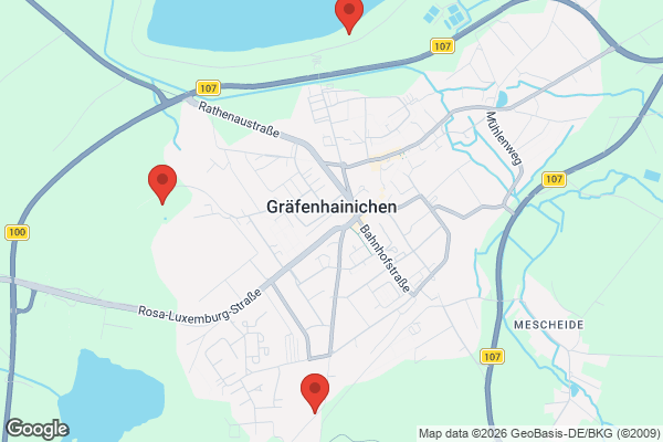 Karte mit Entrümpelungsaufträgen in Gräfenhainichen