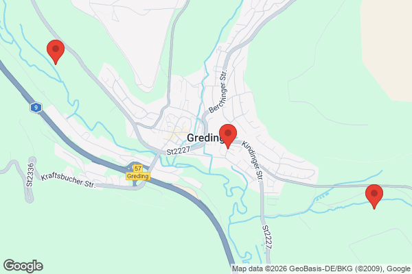 Karte mit Entrümpelungsaufträgen in Greding