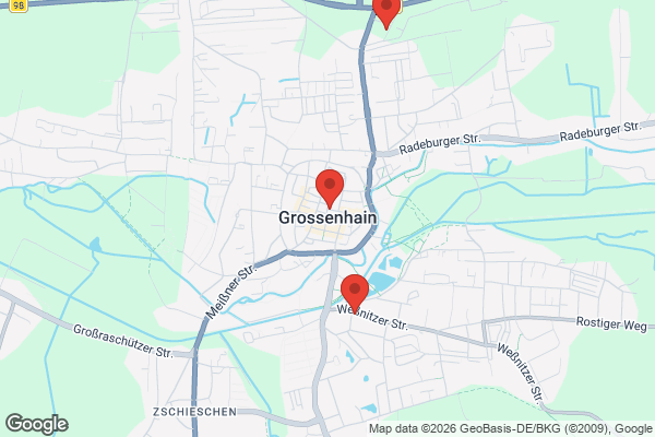 Karte mit Entrümpelungsaufträgen in Großenhain
