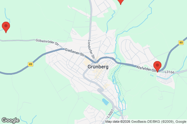 Karte mit Entrümpelungsaufträgen in Grünberg